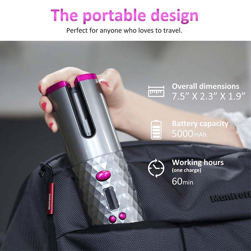🔥Last Day Promotion 50% OFF🔥Auto Rotating Ceramic Hair Curler