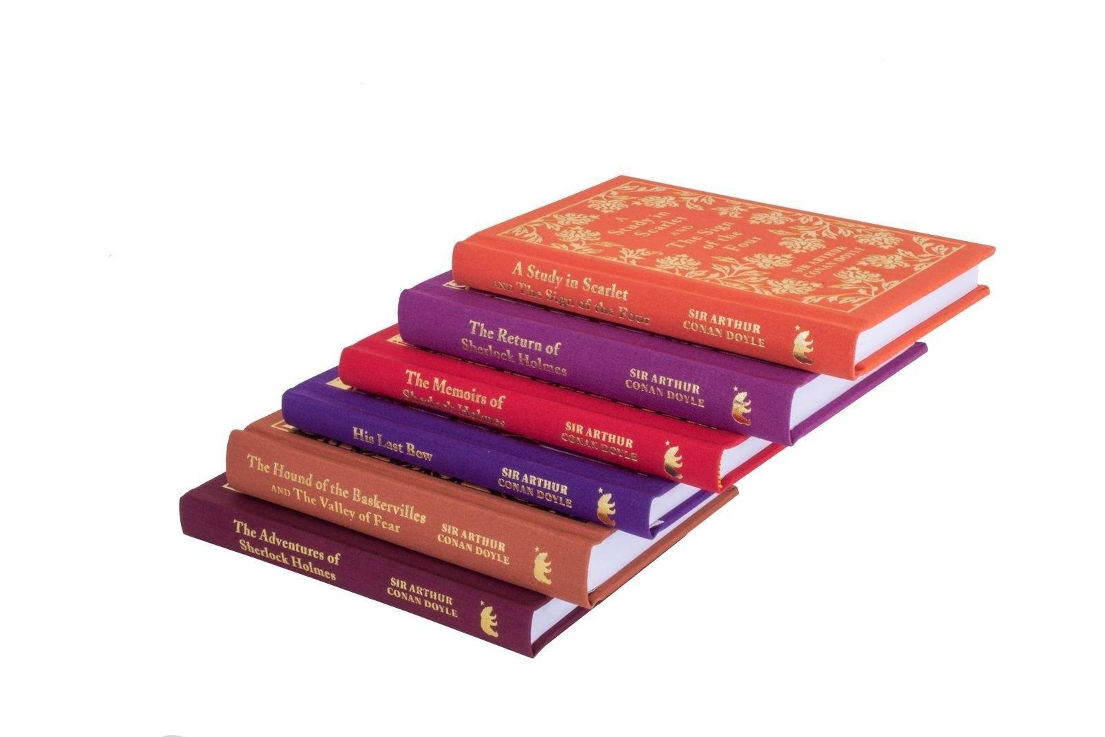 Sherlock Holmes Deluxe Collection by Sir Arthur Conan Doyle 6 Books Box Set - Mystery - Hardback