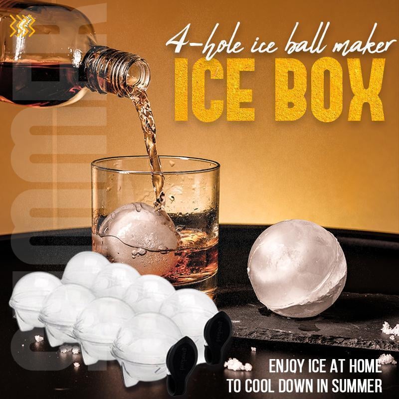 (🔥Summer Hot Sale 40% OFF)-hole ice ball maker 4-hole ice box 💥BUY 2 GET 1 FREE