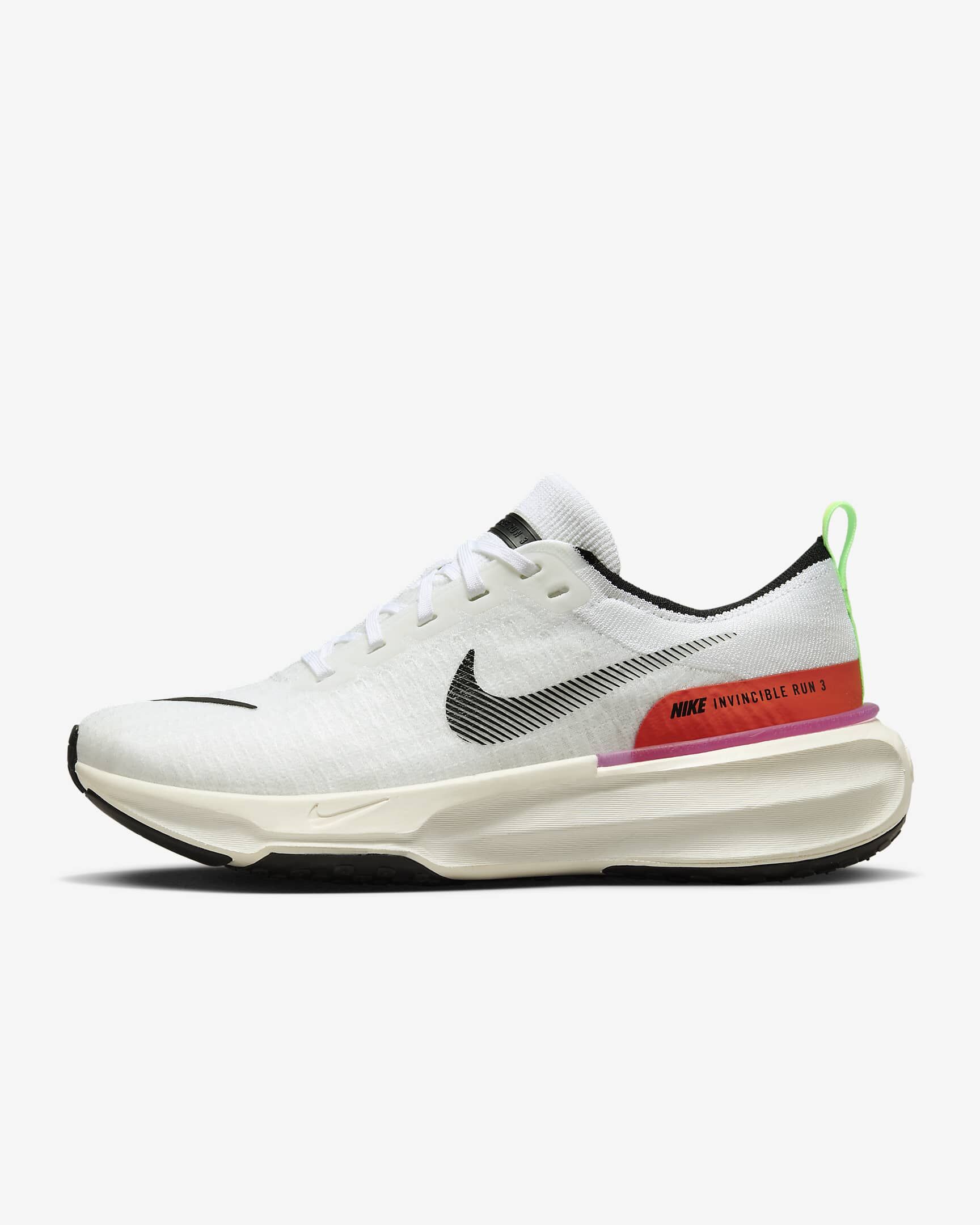 Nike Invencible 3 Zapatillas para correr en carretera para hombre--------blanco