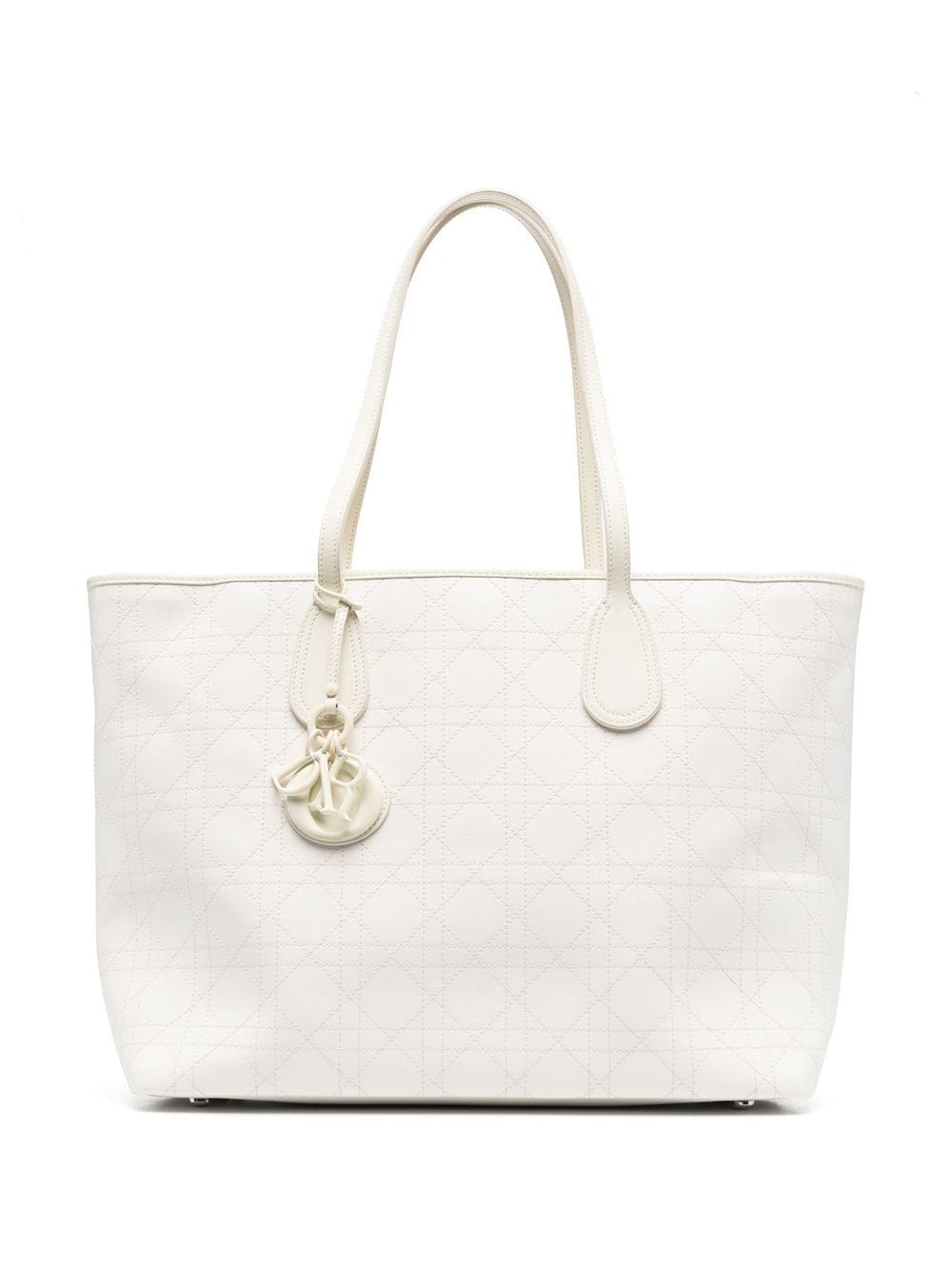 Christian Dior Cannage logo lettering tote
