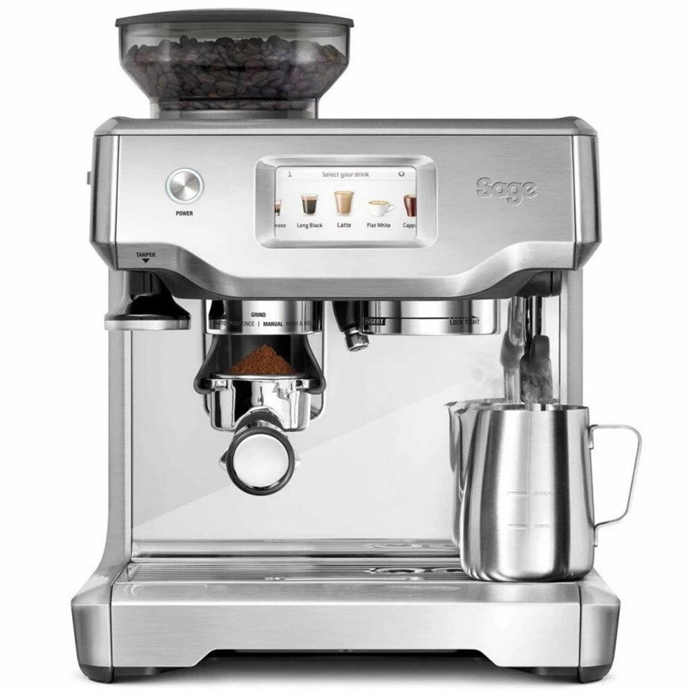 Sage The Barista Touch Bean to Cup Coffee Machine - Brushed Stainless Steel | SES880BSS2GUK