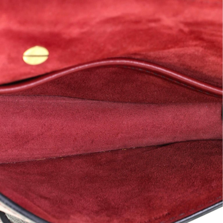 Christian Dior Red J'Adior Flap Bag Matte Calfskin Mini