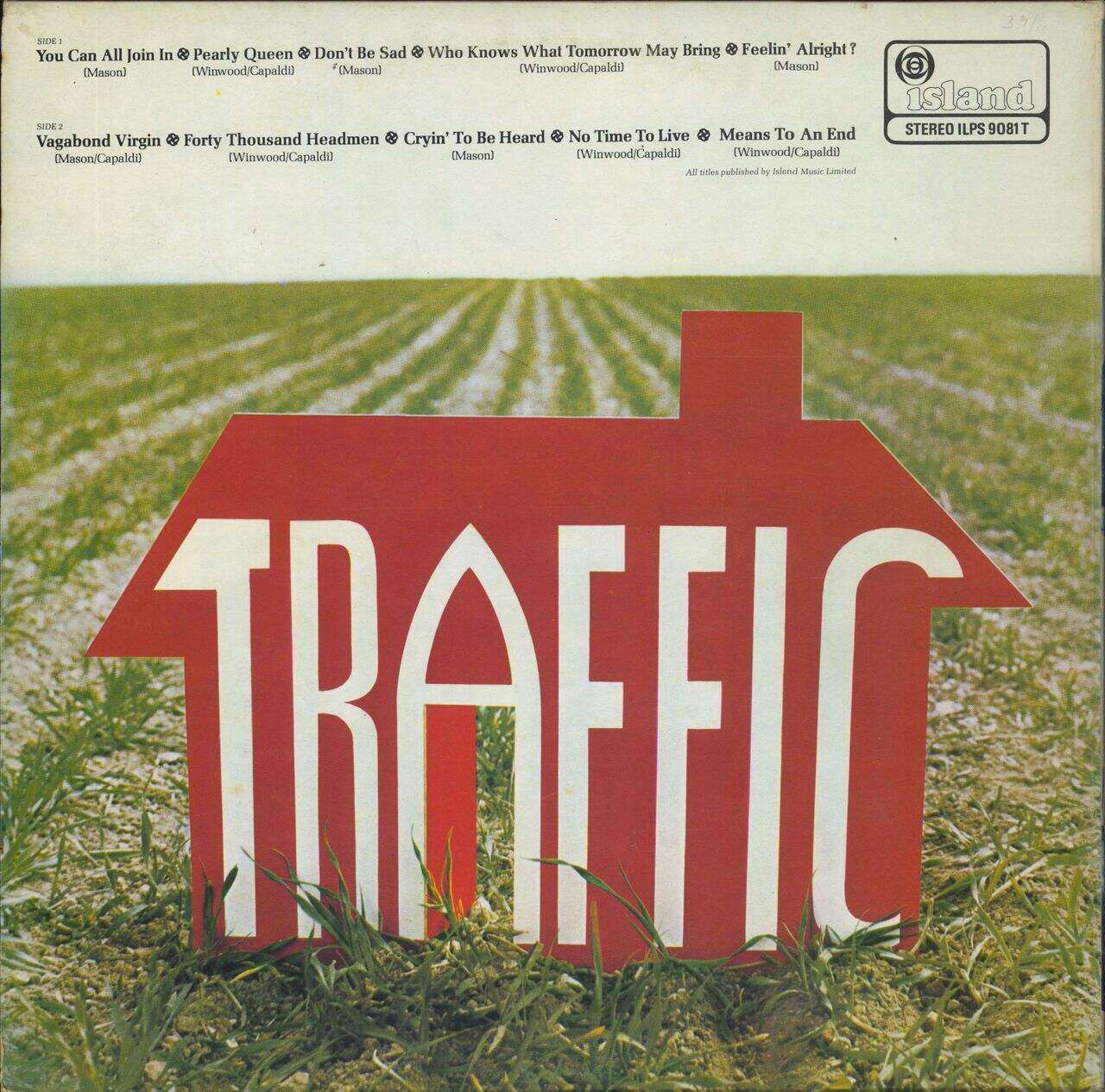 Traffic Traffic - 1st UK Vinyl LP