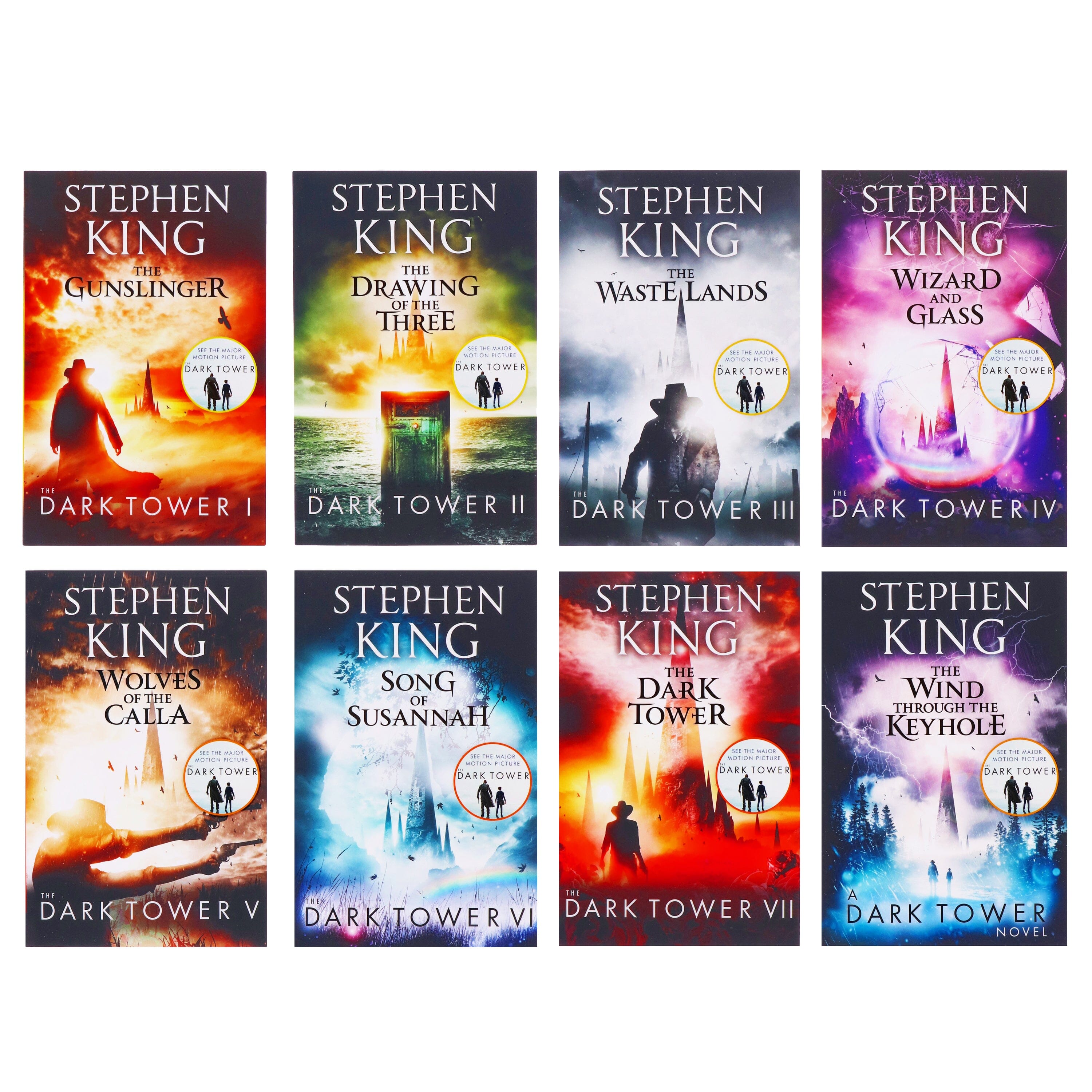 The Dark Tower by Stephen King: Complete Series 8 Books Box Set - Fiction - Paperback