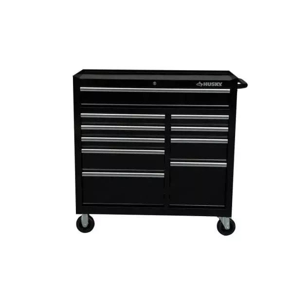 41 IN. 10-DRAWER ROLLER CABINET TOOL CHEST IN BLACK